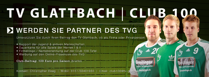 Club 100 Flyer